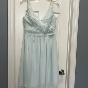 Baby blue dress